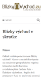 Mobile Screenshot of blizkyvychod.eu